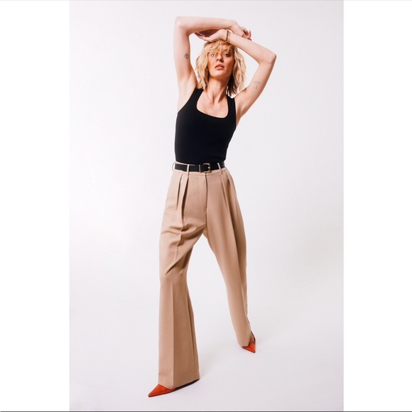 NWT Nili Lotan Flavie Pants in Khaki size 6 - Picture 1 of 10